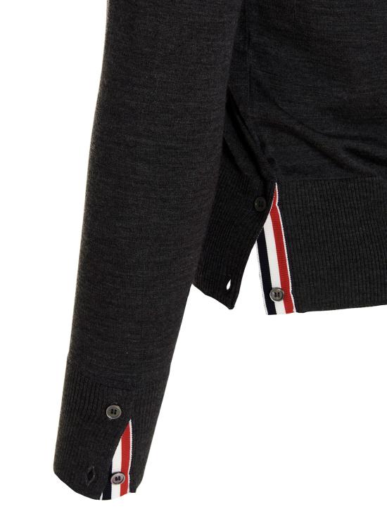 25SS 톰브라운 4바 서스테이너블 파인 메리노 울 클래식 가디건  MKC002AY1014022 - THOM BROWNE