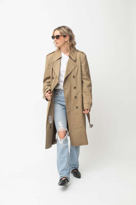  Preservation Vintage 트렌치 코트 런던 포그 트렌치코트