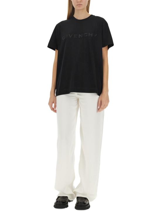 25SS 지방시 반팔 티셔츠 BW707Z3YGQ 001 BLACK - GIVENCHY