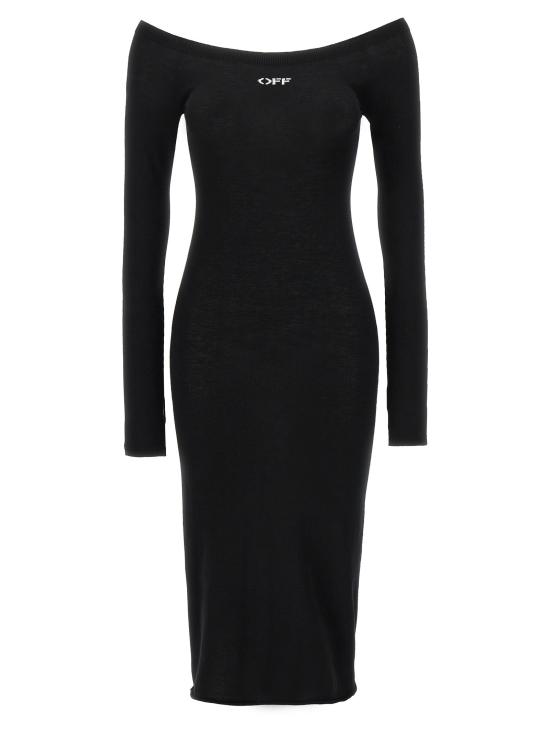  오프화이트 롱 원피스 OWHI055C99KNI00110011001