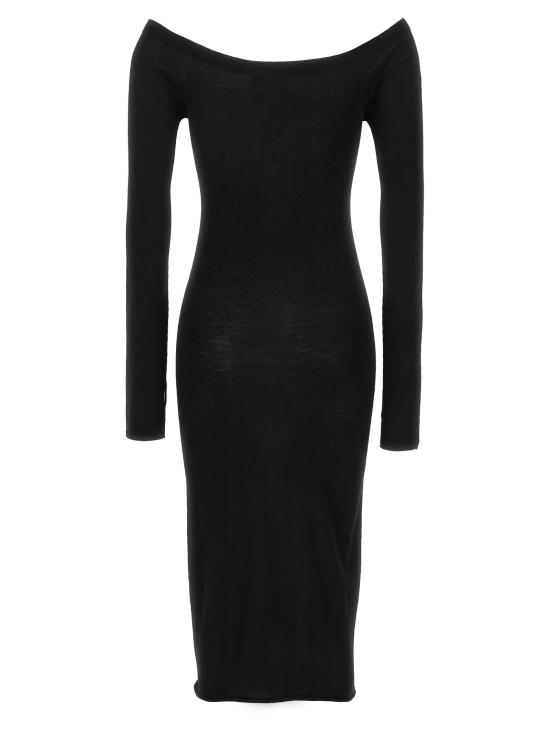  오프화이트 롱 원피스 OWHI055C99KNI00110011001 - OFF WHITE