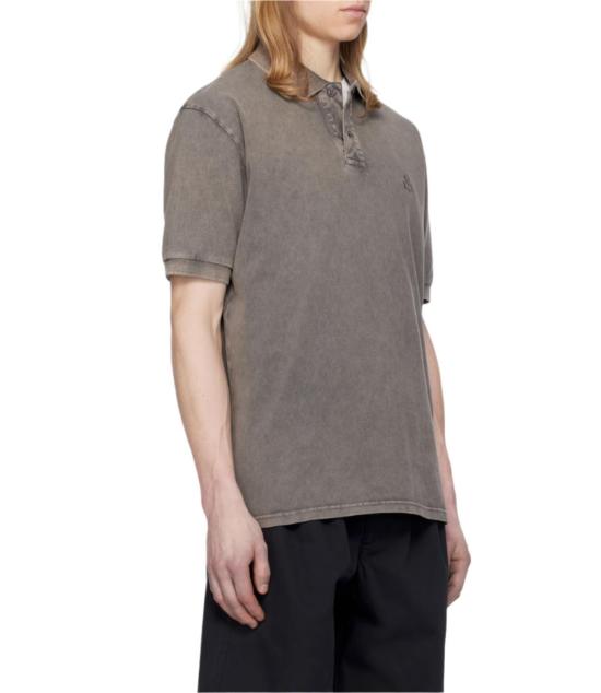  이자벨마랑에뚜왈 반팔 티셔츠 Isabel Marant Etoile Afko Plastron 페이드 블랙 - ISABEL MARANT ETOILE