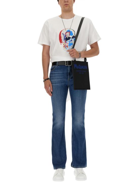  알렉산더 맥퀸 반팔 티셔츠 750661 QVZ110900 WHITE - ALEXANDER MCQUEEN