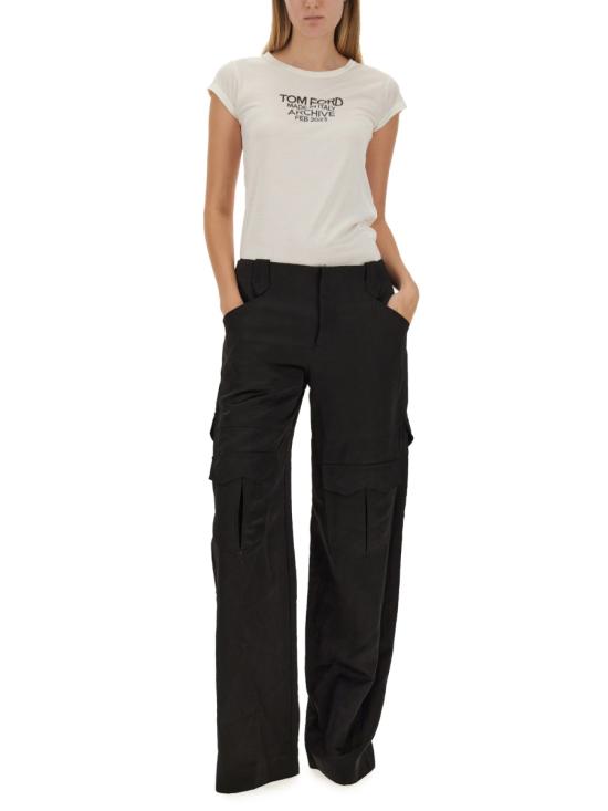  톰포드 반팔 티셔츠 TSJ559 FAX835XAWLB WHITE - TOMFORD