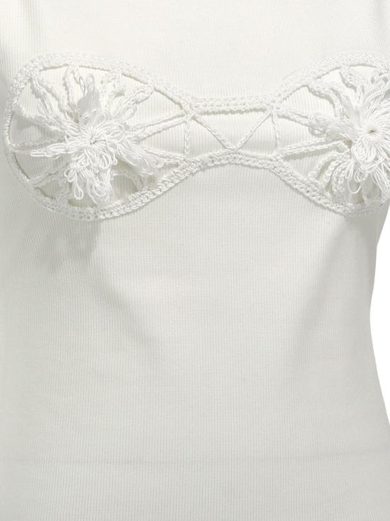 25SS 마그다뷰트림 민소매 티셔츠 145524WHITE - MAGDA BUTRYM