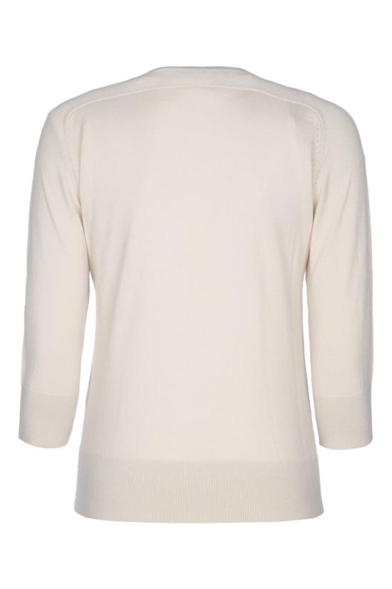 25SS 로로피아나 / 여성 피우마 크루넥 니트 FAM9050 A314 TAPIOCA BPG - LORO PIANA