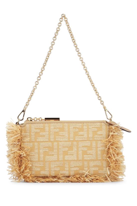 25SS 펜디 지갑 8BS073AV23 F17A1 NATUR MIELE SC OS