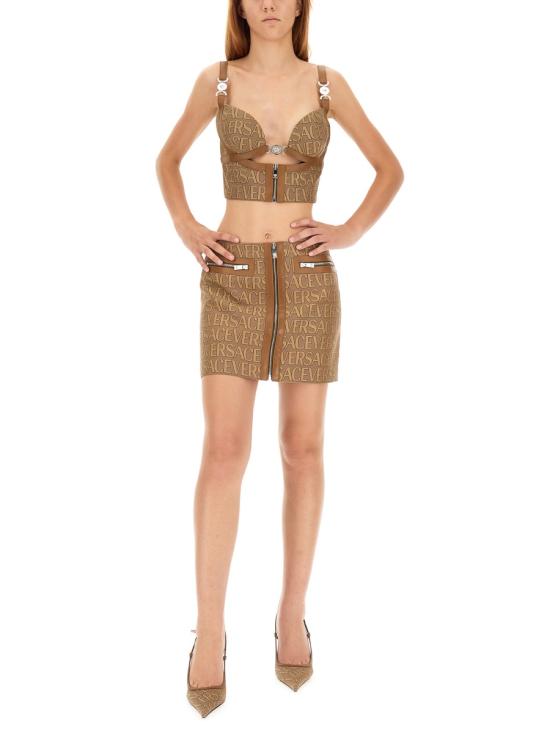  베르사체 민소매 티셔츠 1010925 1A033152N740 BROWN - VERSACE