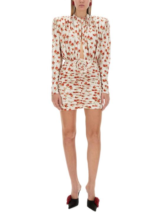  마그다뷰트림 숏 원피스 148923 CREAM MULTICOLOUR - MAGDA BUTRYM