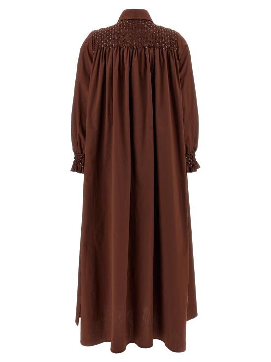 25SS 르 트윈스 롱 원피스 BENEDETTAMARRONE Brown - LE TWINS