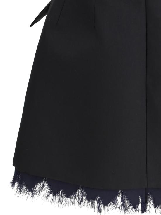 25SS 알렉산더 맥퀸 숏 원피스 833439QJADK 1000 Black - ALEXANDER MCQUEEN