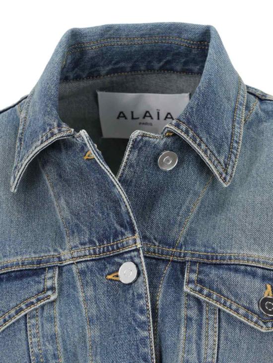 25SS 알라이아 자켓 AA9V0422T536A525 BLEU VINTAGE - ALAIA