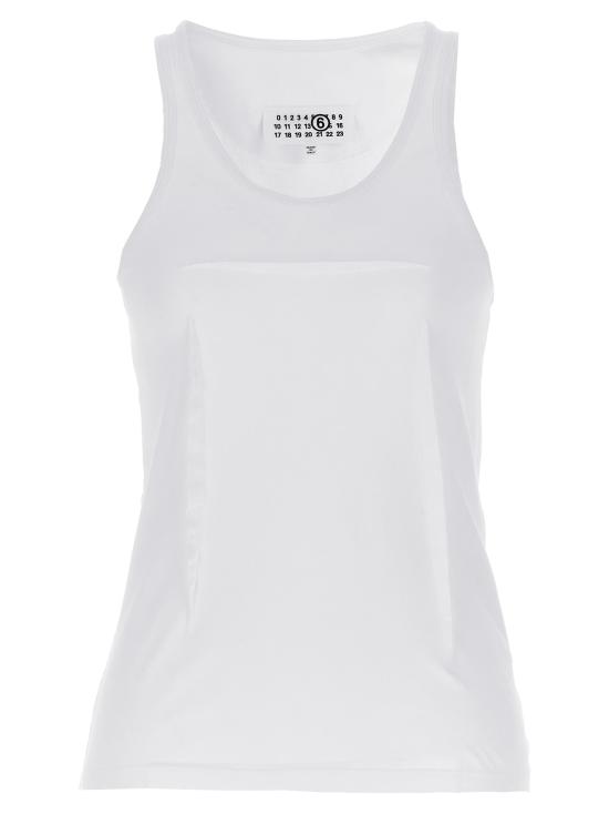 25SS MM6 메종마르지엘라 민소매 티셔츠 S62NL0051M20108100