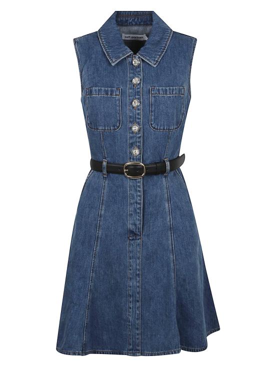 25SS 셀프 포트레이트 원피스 SS25 810SBL BLUE