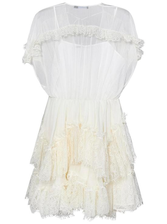 25SS 아멘쿠튀르 숏 원피스 AMS25424 051 WHITE - AMEN COUTURE