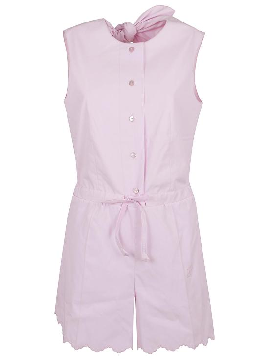 25SS 파투 숏 원피스 JU0030017 457P 457P PRIMROSE PINK PINK PURPLE