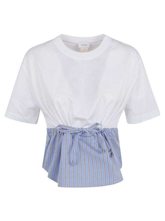 25SS 파투 반팔 티셔츠 JE1389999 001W 001 WHITE