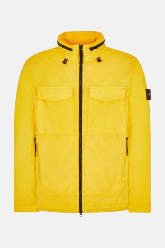  스톤 아일랜드 자켓 스톤아일랜드 나슬란 라이트 와트로 필드 재킷 옐로우 - STONE ISLAND