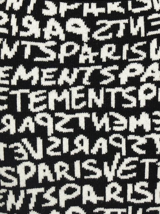 24FW 베트멍 스커트 WA65KN312BBLACKWHITE - VETEMENTS