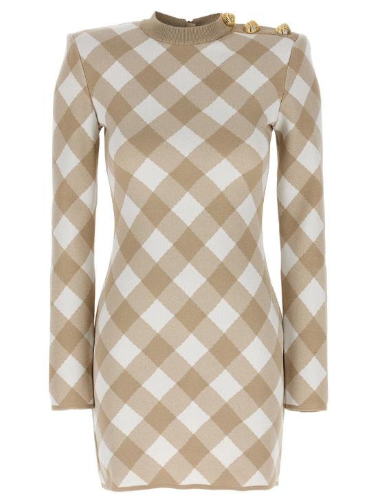 24FW 발망 숏 원피스 DF0R8739KH56GVQ