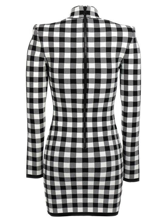  발망 숏 원피스 CF1R8019KF51EAB - BALMAIN