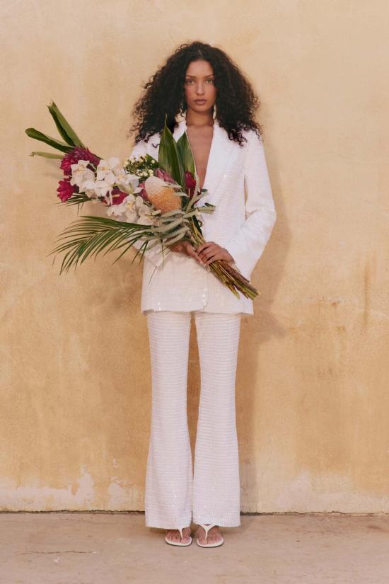  사이먼밀러 수트 자켓 사이먼 밀러 레녹스 스팽글 재킷 마카다미아