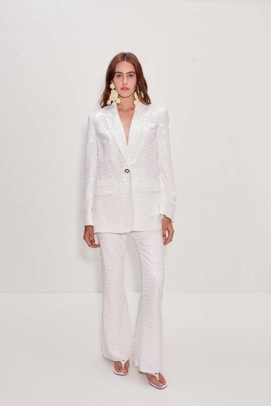  사이먼밀러 수트 자켓 사이먼 밀러 레녹스 스팽글 재킷 마카다미아 - SIMONMILLER