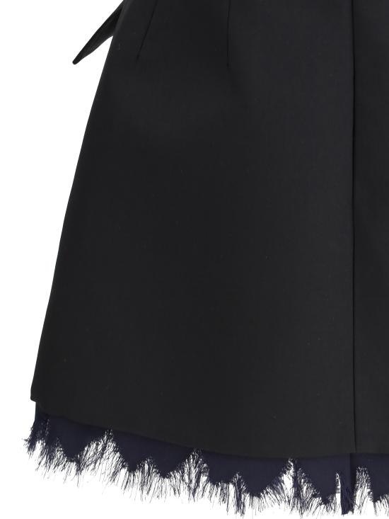 25SS 알렉산더 맥퀸 숏 원피스 833439QJADK 1000 BLACK - ALEXANDER MCQUEEN