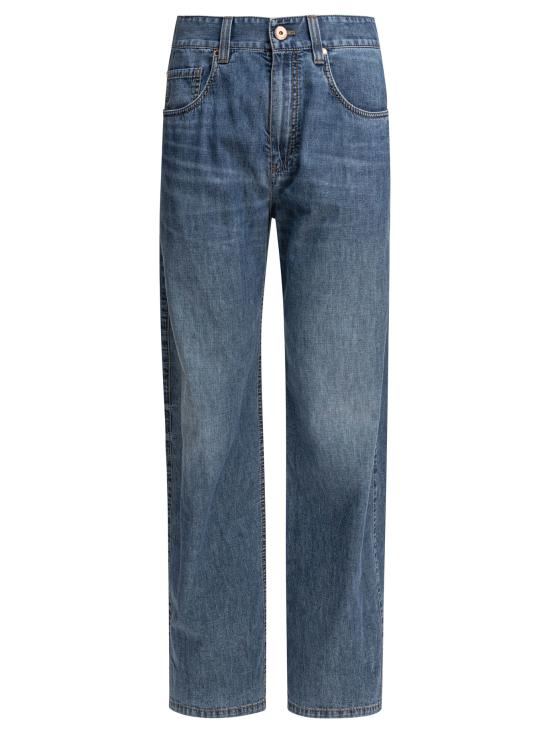 25SS 브루넬로 쿠치넬리 데님 팬츠 MH192P5565C8982 Blue