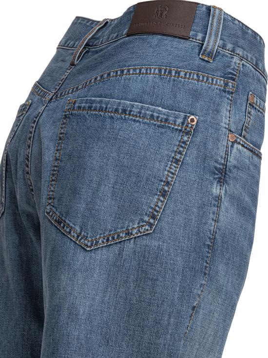 25SS 브루넬로 쿠치넬리 데님 팬츠 MH192P5565C8982 Blue - BRUNELLO CUCINELLI