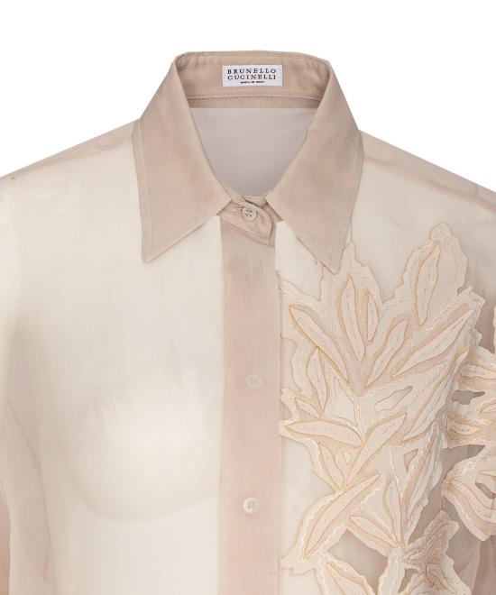 25SS 브루넬로 쿠치넬리 셔츠 MF940RJ506 C8539 Beige - BRUNELLO CUCINELLI