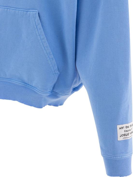 25SS 갤러리 디파트먼트 후드 티셔츠 GDLH50025BABYBLUE BABY BLUE DOM - GALLERY DEPT