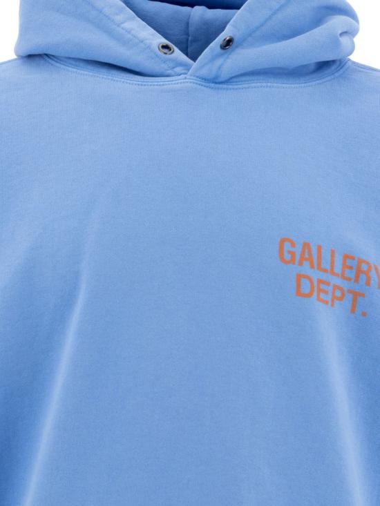 25SS 갤러리 디파트먼트 후드 티셔츠 GDLH50025BABYBLUE BABY BLUE DOM - GALLERY DEPT