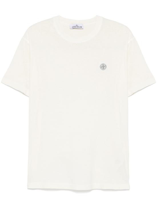 25SS 스톤 아일랜드 반팔 티셔츠 K1S152100237S0057V0193 IVORY DOM