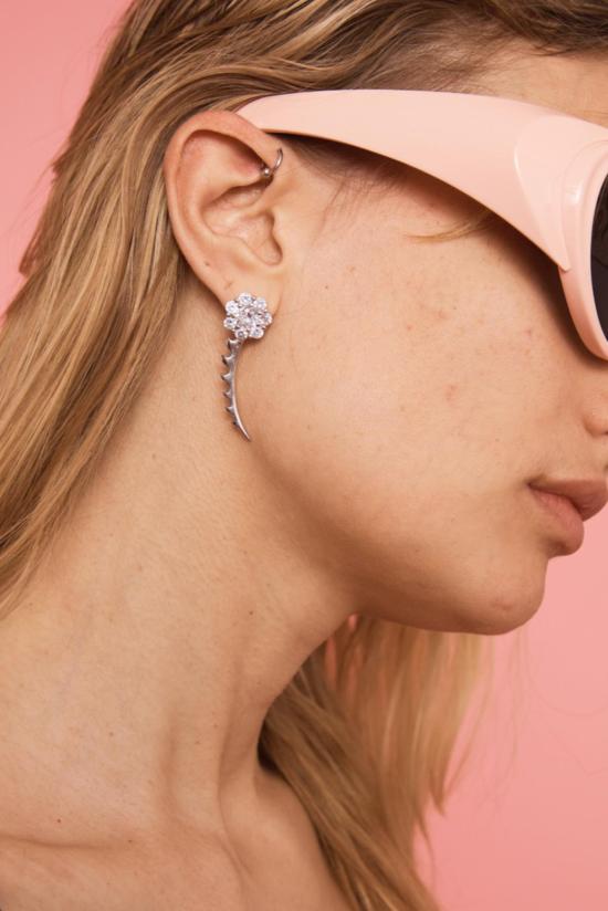  콜리나 스트라다 이어링 플록스 귀걸이 크리스탈 클리어 - COLLINA STRADA