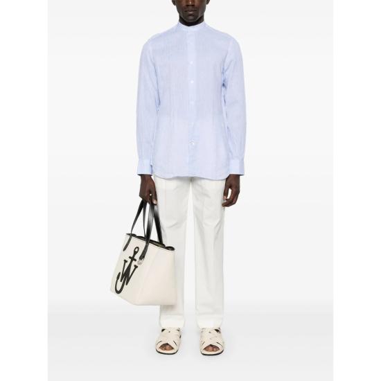  마짜렐리 긴팔 셔츠 B125 2 BLUE - MAZZARELLI