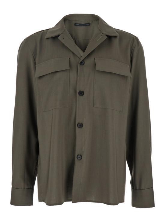 25SS 로우브랜드 긴팔 셔츠 L1CSS256597M101 Green