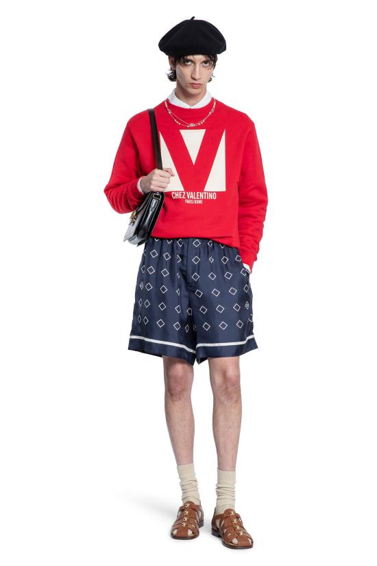  발렌티노 가라바니 숏팬츠 6V0RDE38ATN9SE Blue - VALENTINO GARAVANI