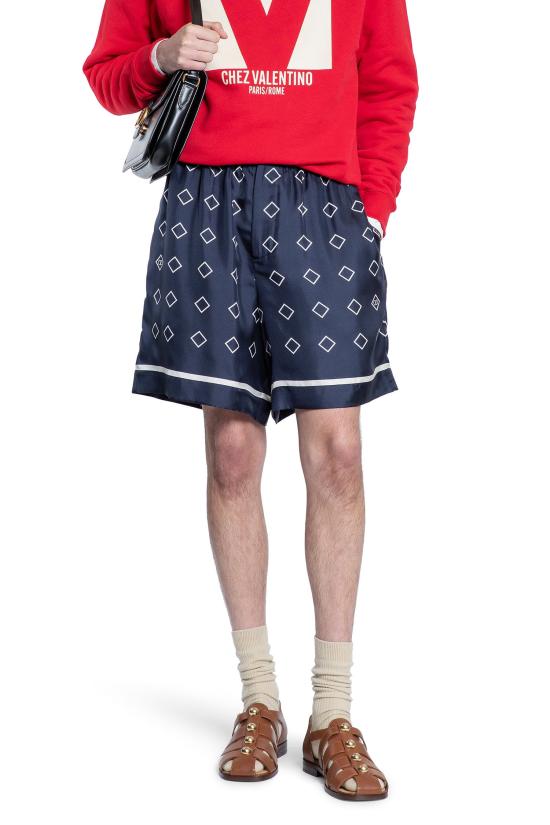  발렌티노 가라바니 숏팬츠 6V0RDE38ATN9SE Blue - VALENTINO GARAVANI