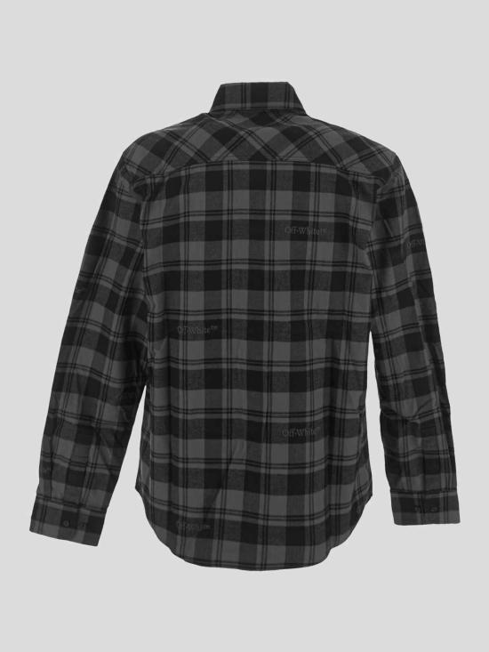  오프화이트 긴팔 셔츠 OMGE030F23FAB0010800 Black - OFF WHITE