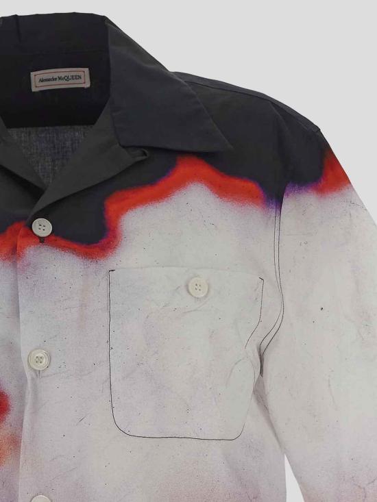  알렉산더 맥퀸 반팔 셔츠 750133QVO318500 Multicolour - ALEXANDER MCQUEEN