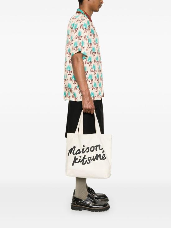 25SS 메종키츠네 숄더백 OW05124WW9042 P700 Beige - MAISON KITSUNE