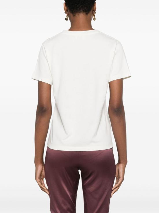 24FW 생로랑 반팔 티셔츠 810277 Y37RY9502 White - SAINT LAURENT