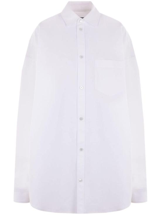 24FW 발렌시아가 셔츠 794462 TQM309140 White