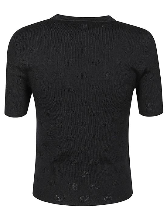 24FW 발렌시아가 반팔 티셔츠 793612 T52151000 Black - BALENCIAGA