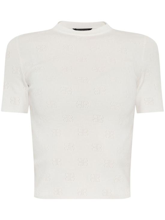 24FW 발렌시아가 반팔 티셔츠 793612 T52159000 White