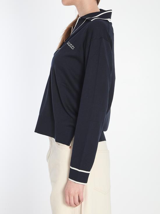 25SS 구찌 폴로 티셔츠 815905 BLUE - GUCCI