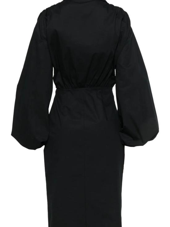 25SS 블루마린 미디 원피스 P544A312A N0990 Black - BLUMARINE