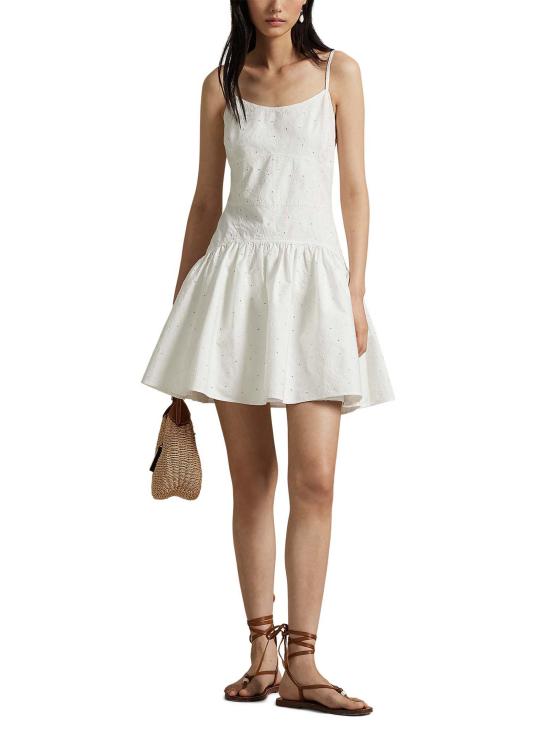 25SS 폴로 랄프로렌 숏 원피스 211969144 001 White - POLO RALPH LAUREN