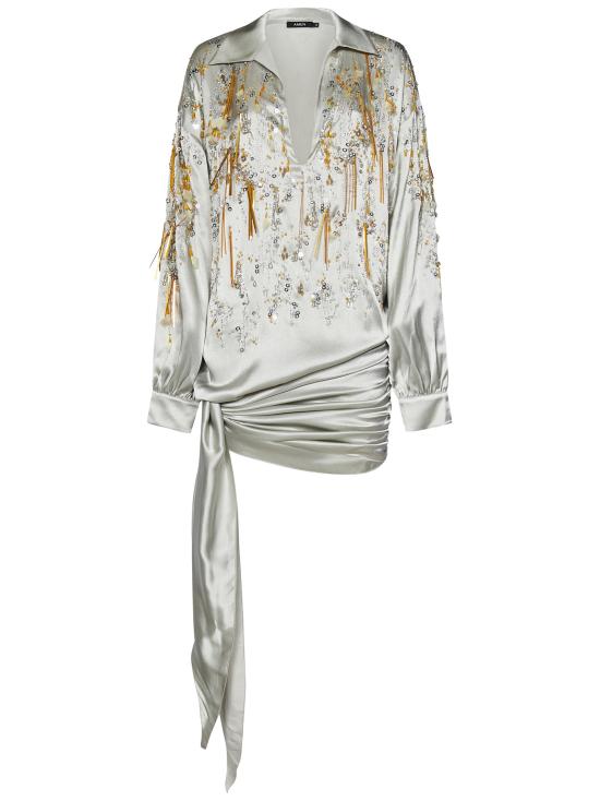 25SS 아멘쿠튀르 숏 원피스 ACS25412 L37 Grey